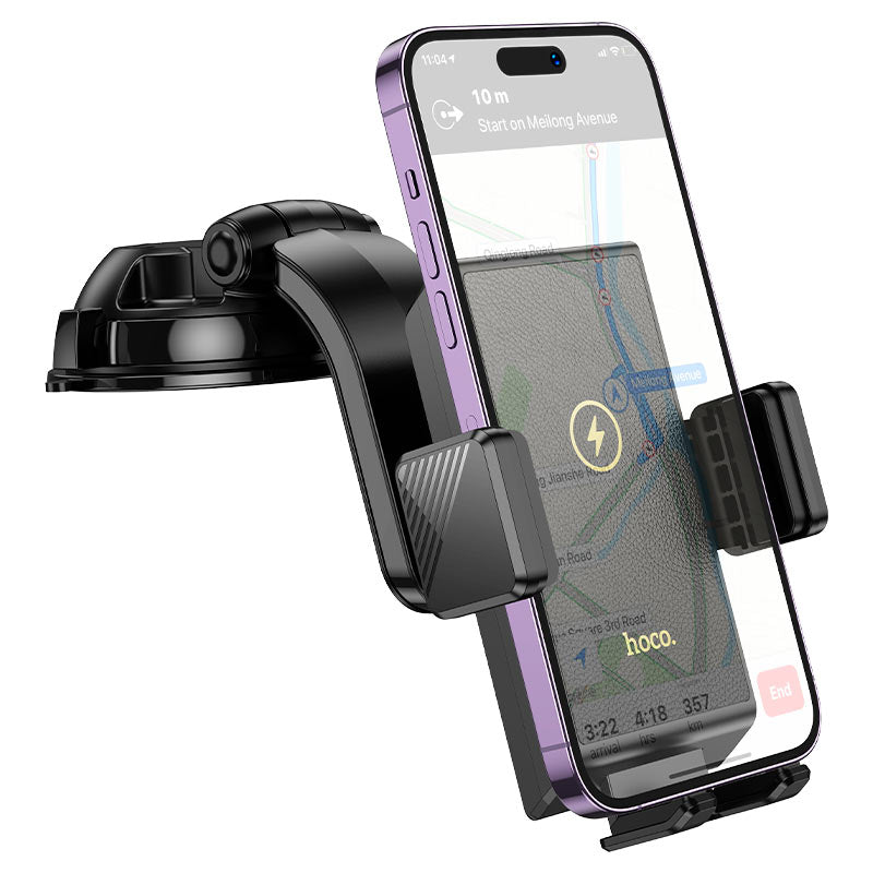 HW22 Precious wireless fast charging car holder(center console) - Black - Saif Al Najmi KwPhone HolderHocoSaif Al Najmi KwHW22132622HW22 Precious wireless fast charging car holder(center console) - Black - Saif Al Najmi Kw
