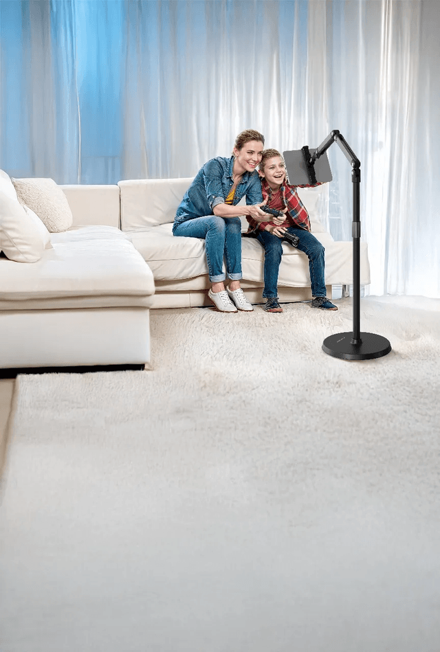 Porodo 360° Rotatable Phone & Tablet Floor Stand 1.65m