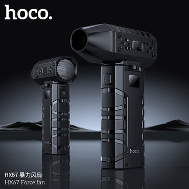Hoco HX67 Ultra-High Speed Portable Fan – 80,000 RPM Turbo Cooling Mini Blower