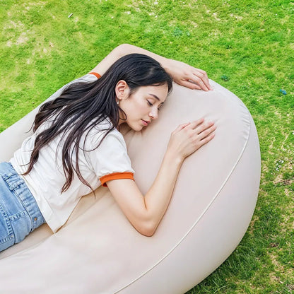 Inflatable Air Mattress Sofa Built - in Pump 2600mAh Portable Green Lion - Beige - Saif Al Najmi KwMattressGreen LionSaif Al Najmi KwInflatable Air Mattress Sofa Built - in Pump 2600mAh Portable Green Lion - Beige