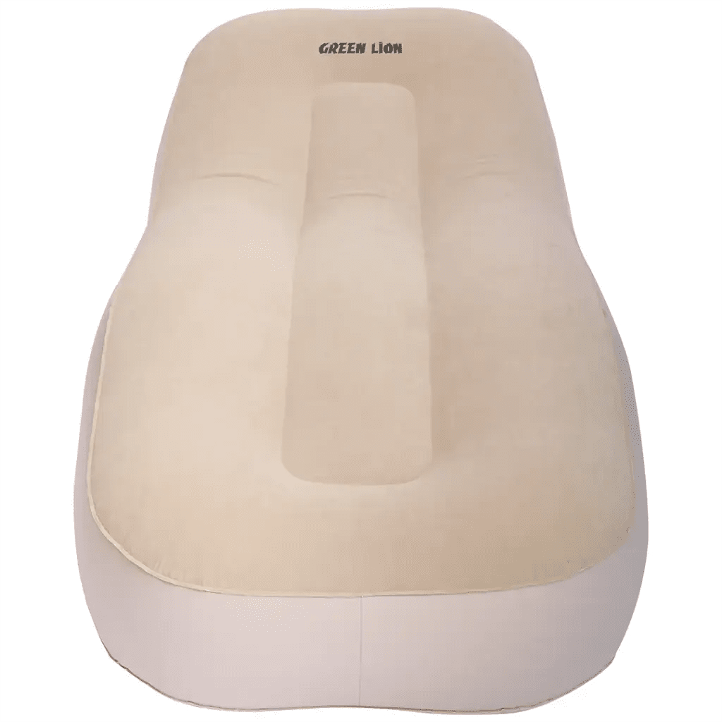 Inflatable Air Mattress Sofa Built - in Pump 2600mAh Portable Green Lion - Beige - Saif Al Najmi KwMattressGreen LionSaif Al Najmi KwInflatable Air Mattress Sofa Built - in Pump 2600mAh Portable Green Lion - Beige