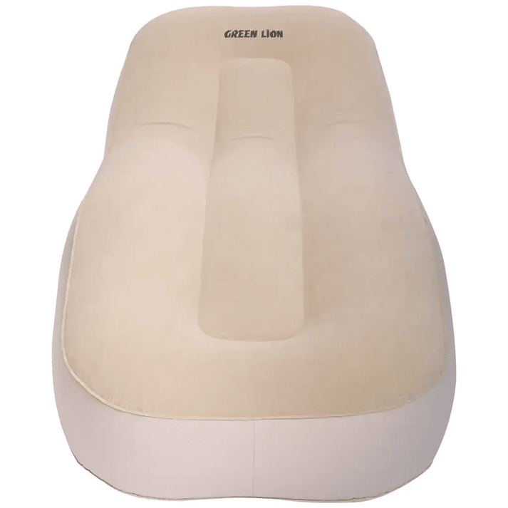 Inflatable Air Mattress Sofa Built - in Pump 2600mAh Portable Green Lion - Beige - Saif Al Najmi KwMattressGreen LionSaif Al Najmi KwInflatable Air Mattress Sofa Built - in Pump 2600mAh Portable Green Lion - Beige