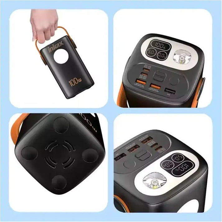 Inkax PBQ - 33 Portable Power Bank 60000mAh and 100W Charging Power - Saif Al Najmi KwPOWER STATIONHocoSaif Al Najmi KwInkax PBQ - 33 Portable Power Bank 60000mAh and 100W Charging Power