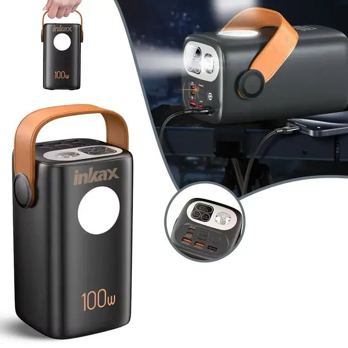 Inkax PBQ - 33 Portable Power Bank 60000mAh and 100W Charging Power - Saif Al Najmi KwPOWER STATIONHocoSaif Al Najmi KwInkax PBQ - 33 Portable Power Bank 60000mAh and 100W Charging Power