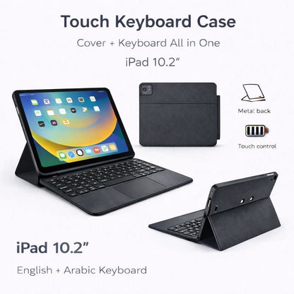 iPad 10.2″ Arabic/English Touch Keyboard Case - Saif Al Najmi KwIPAD COVERSSaif Al Najmi KwSaif Al Najmi KwiPad 10.2″ Arabic/English Touch Keyboard Case