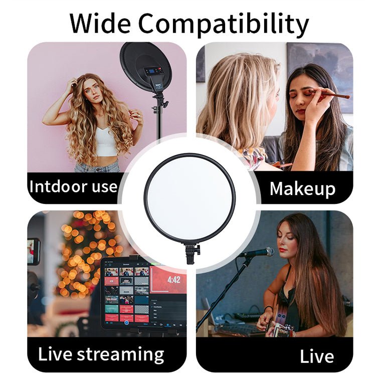 Jmary FM - 15RS 15 Inch 40W Bi - Color LED Panel Video Light - Saif Al Najmi KwLED LightJmarySaif Al Najmi KwJmary FM - 15RS 15 Inch 40W Bi - Color LED Panel Video Light