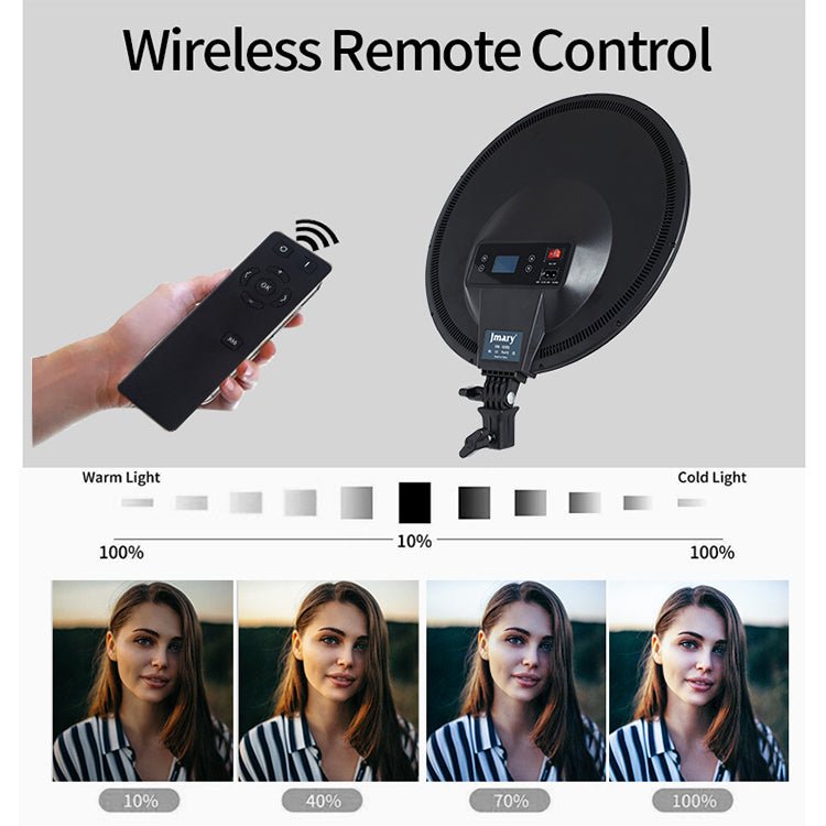 Jmary FM - 15RS 15 Inch 40W Bi - Color LED Panel Video Light - Saif Al Najmi KwLED LightJmarySaif Al Najmi KwJmary FM - 15RS 15 Inch 40W Bi - Color LED Panel Video Light