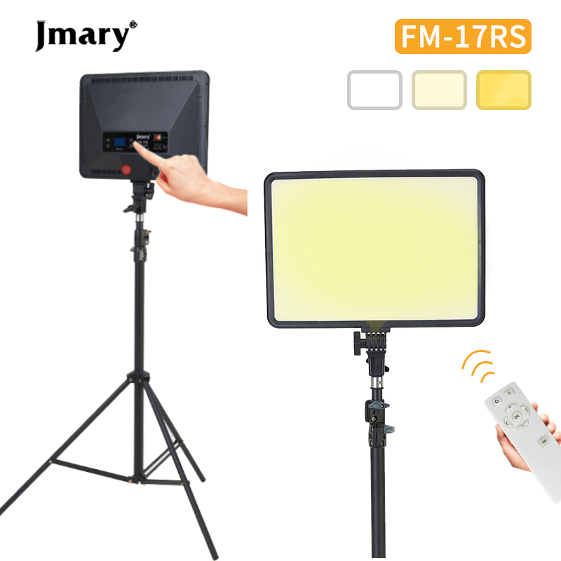 Jmary FM - 17RS 17” 40W LED Panel Video Light Bi - Color - Saif Al Najmi KwLED LightJmarySaif Al Najmi KwJmary FM - 17RS 17” 40W LED Panel Video Light Bi - Color