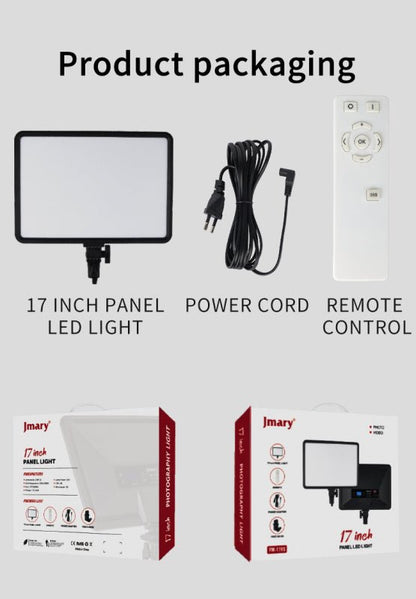 Jmary FM - 17RS 17” 40W LED Panel Video Light Bi - Color - Saif Al Najmi KwLED LightJmarySaif Al Najmi KwJmary FM - 17RS 17” 40W LED Panel Video Light Bi - Color