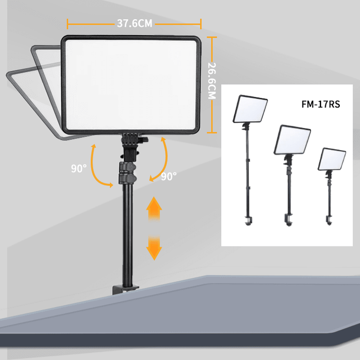 Jmary FM - 17RS 17” 40W LED Panel Video Light Bi - Color - Saif Al Najmi KwLED LightJmarySaif Al Najmi KwJmary FM - 17RS 17” 40W LED Panel Video Light Bi - Color