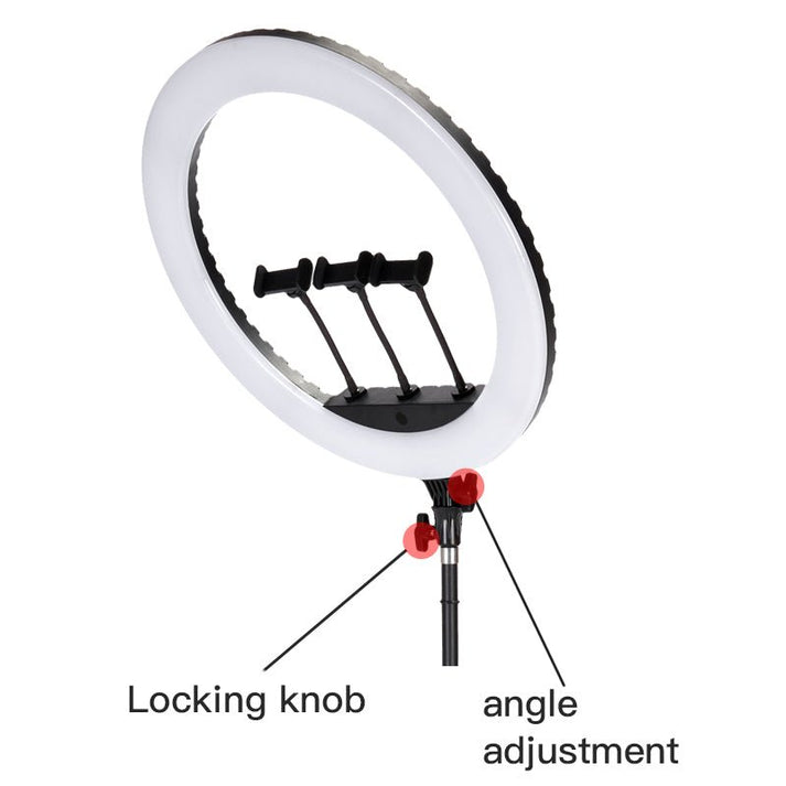 Jmary FM - 21R 21 Inch Bi - Color LED Ring Light with Remote - Saif Al Najmi KwLED LightJmarySaif Al Najmi KwJmary FM - 21R 21 Inch Bi - Color LED Ring Light with Remote