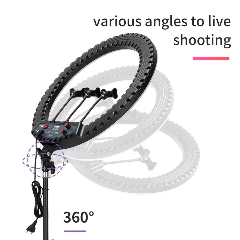 Jmary FM - 21R 21 Inch Bi - Color LED Ring Light with Remote - Saif Al Najmi KwLED LightJmarySaif Al Najmi KwJmary FM - 21R 21 Inch Bi - Color LED Ring Light with Remote