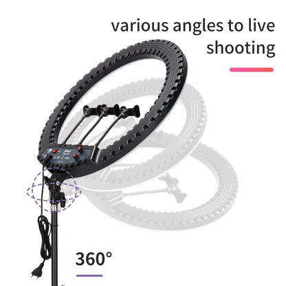 Jmary FM - 21R 21 Inch Bi - Color LED Ring Light with Remote - Saif Al Najmi KwLED LightJmarySaif Al Najmi KwJmary FM - 21R 21 Inch Bi - Color LED Ring Light with Remote