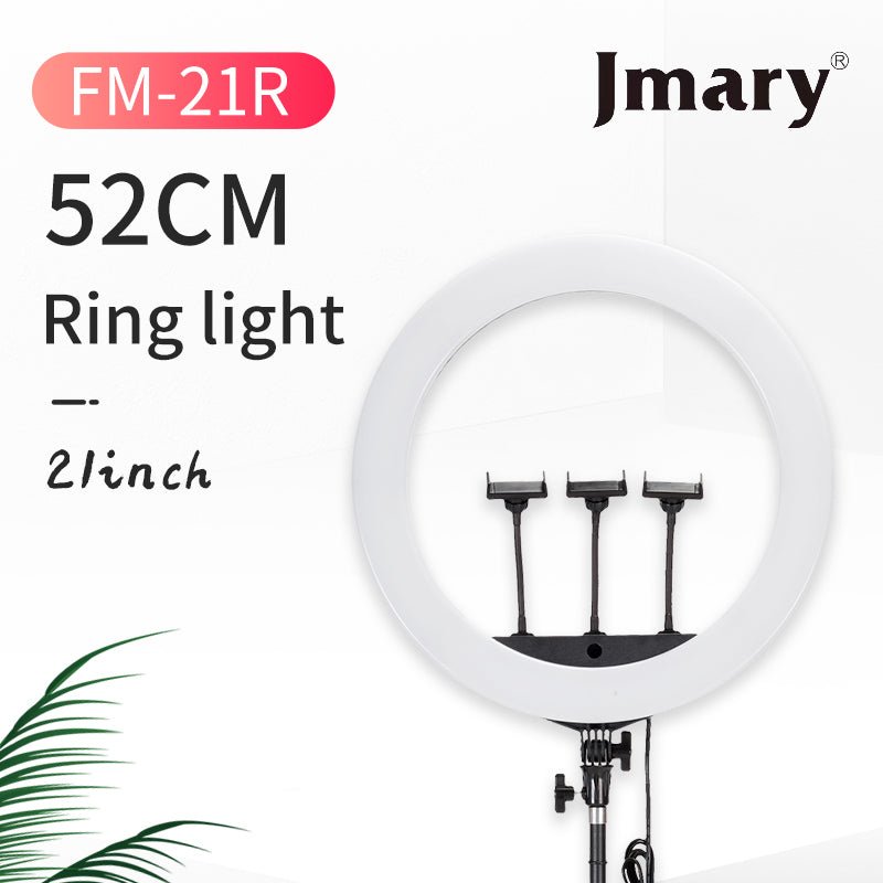Jmary FM - 21R 21 Inch Bi - Color LED Ring Light with Remote - Saif Al Najmi KwLED LightJmarySaif Al Najmi KwJmary FM - 21R 21 Inch Bi - Color LED Ring Light with Remote
