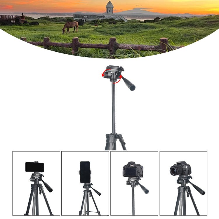 Jmary KP - 2201 1.7M Tripod with Pan Head & Ring Light Mount - Saif Al Najmi KwTripodsJmarySaif Al Najmi KwJmary KP - 2201 1.7M Tripod with Pan Head & Ring Light Mount