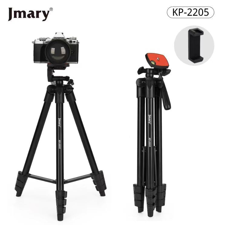Jmary KP - 2205 134cm Lightweight Tripod Stand with Phone Clip - Saif Al Najmi KwTripodsJmarySaif Al Najmi KwJmary KP - 2205 134cm Lightweight Tripod Stand with Phone Clip