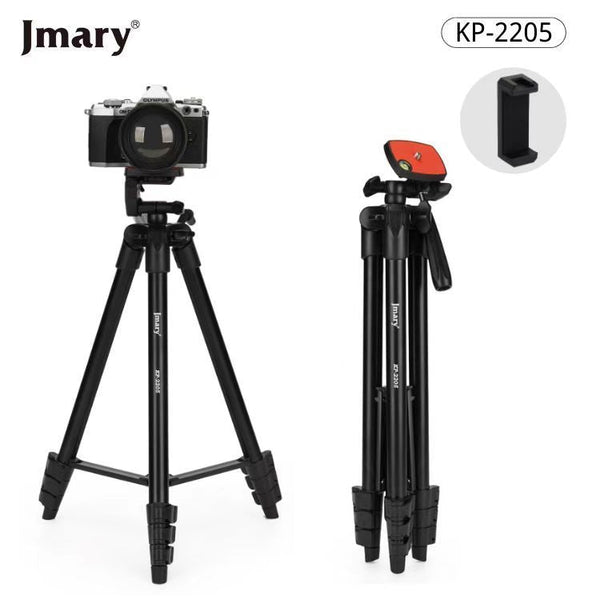 Jmary KP-2205 134cm Lightweight Tripod Stand with Phone Clip – Saif Al ...