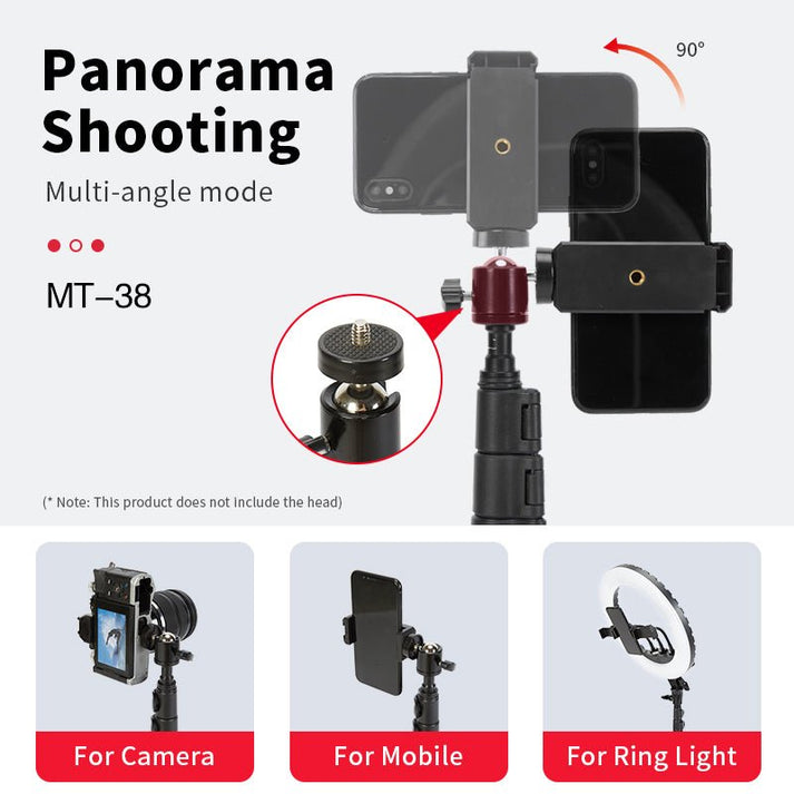 Jmary MT - 38 Adjustable Tripod Selfie Stick Stand 168cm - Saif Al Najmi KwTripodsJmarySaif Al Najmi KwJmary MT - 38 Adjustable Tripod Selfie Stick Stand 168cm