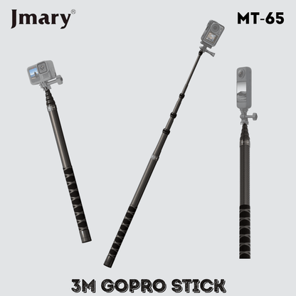 Jmary MT - 65 3M Carbon Fiber Selfie Stick for Action Cameras - Saif Al Najmi Kwselfie stickJmarySaif Al Najmi KwJmary MT - 65 3M Carbon Fiber Selfie Stick for Action Cameras