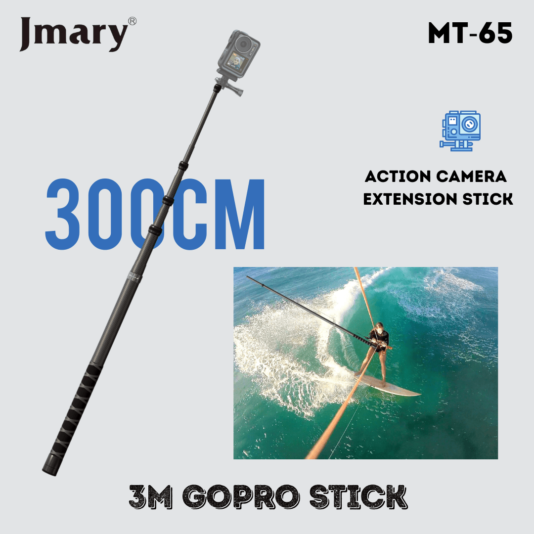Jmary MT - 65 3M Carbon Fiber Selfie Stick for Action Cameras - Saif Al Najmi Kwselfie stickJmarySaif Al Najmi KwJmary MT - 65 3M Carbon Fiber Selfie Stick for Action Cameras