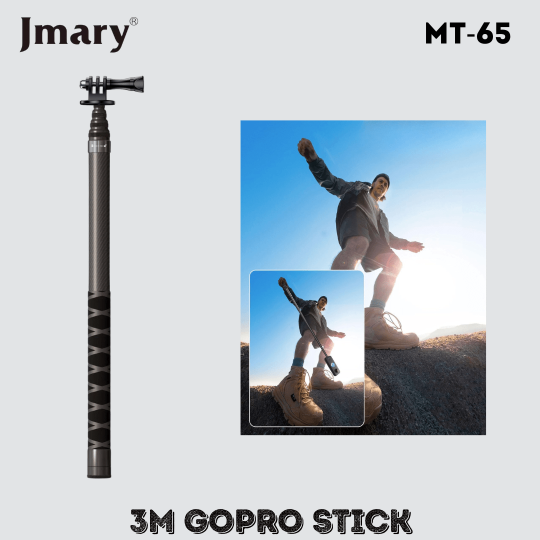 Jmary MT - 65 3M Carbon Fiber Selfie Stick for Action Cameras - Saif Al Najmi Kwselfie stickJmarySaif Al Najmi KwJmary MT - 65 3M Carbon Fiber Selfie Stick for Action Cameras