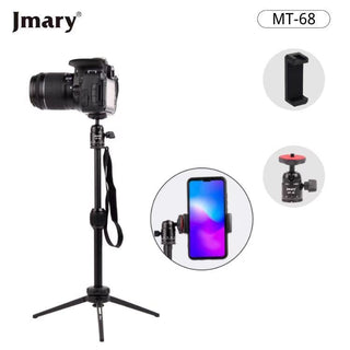 Jmary MT - 68 Aluminum Mini Tripod Stand for Phone & Camera - Saif Al Najmi KwTripodsJmarySaif Al Najmi KwJmary MT - 68 Aluminum Mini Tripod Stand for Phone & Camera