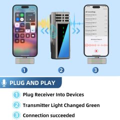 Jmary MW - 15 Wireless Microphone for Mobile – 2.4G with Charging Case - Saif Al Najmi KwMicrophonesJmarySaif Al Najmi KwIphoneJmary MW - 15 Wireless Microphone for Mobile – 2.4G with Charging Case