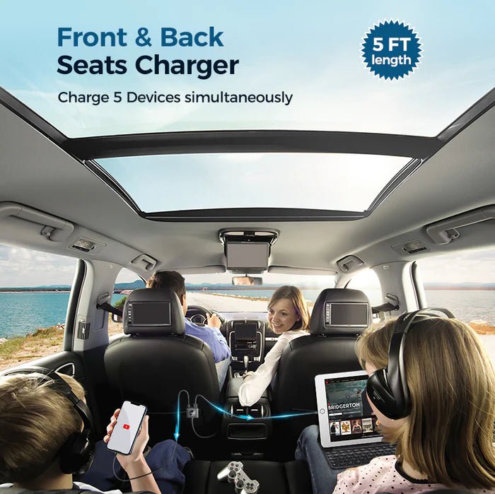 Joyroom 5 multi - port(2 PD + 3 QC3.0) fast car charger JR - CL05 - Saif Al Najmi KwCar ChargersJOYROOMSaif Al Najmi KwJR-CL05130576Joyroom 5 multi - port(2 PD + 3 QC3.0) fast car charger JR - CL05 - Saif Al Najmi Kw
