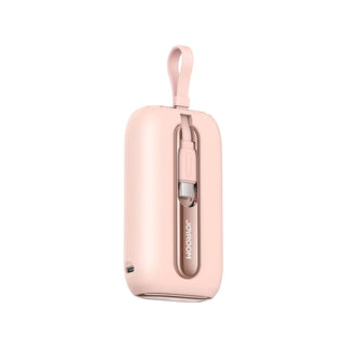 Joyroom JR - L012 10000mAh Mini Power Bank with Dual Cables – 22.5W Fast Charging - Saif Al Najmi KwPower BanksJOYROOMSaif Al Najmi KwPinkJoyroom JR - L012 10000mAh Mini Power Bank with Dual Cables – 22.5W Fast Charging