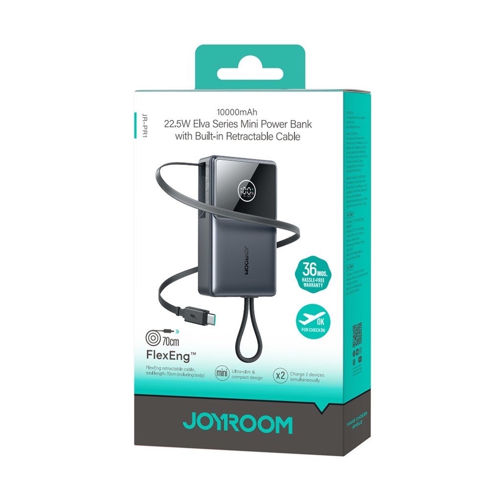 Joyroom JR - PR1 10000mAh Mini Power Bank – 22.5W Fast Charging - Saif Al Najmi KwPower BanksJOYROOMSaif Al Najmi KwJoyroom JR - PR1 10000mAh Mini Power Bank – 22.5W Fast Charging