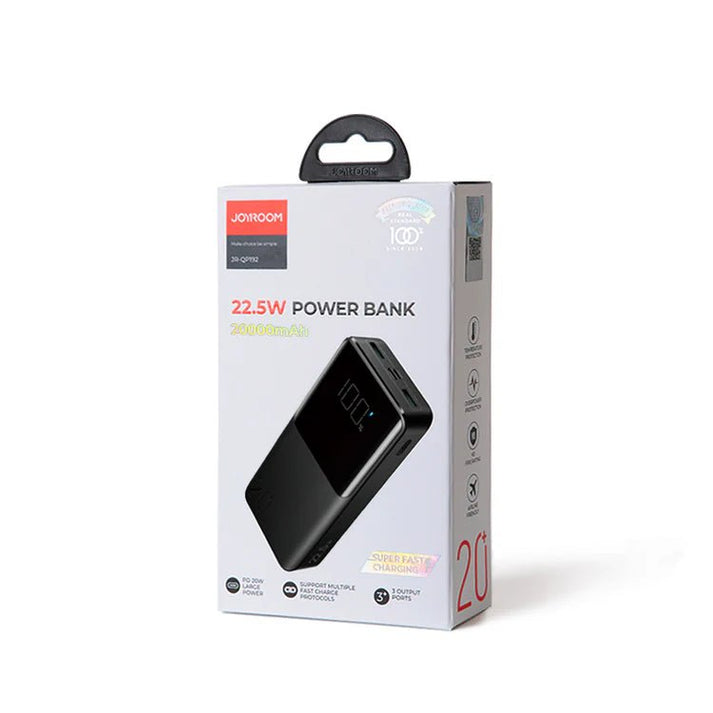Joyroom JR - QP192 20000mAh Power Bank with LCD Display – 22.5W Fast Charging - Saif Al Najmi KwPower BanksJOYROOMSaif Al Najmi KwJR-QP19213091720000mah 22.5W fast charging powerbank with LCD display JR - QP192 - Saif Al Najmi Kw