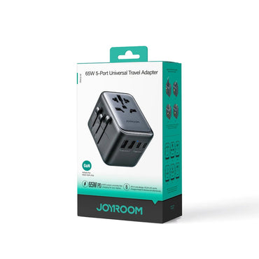 Joyroom JR - TCW02 Universal Travel Adapter – All - in - One Plug Converter 65w - Saif Al Najmi KwConversion AdapterJOYROOMSaif Al Najmi KwJOYROOM JR - TCW02 Universal Travel Adapter - Saif Al Najmi Kw