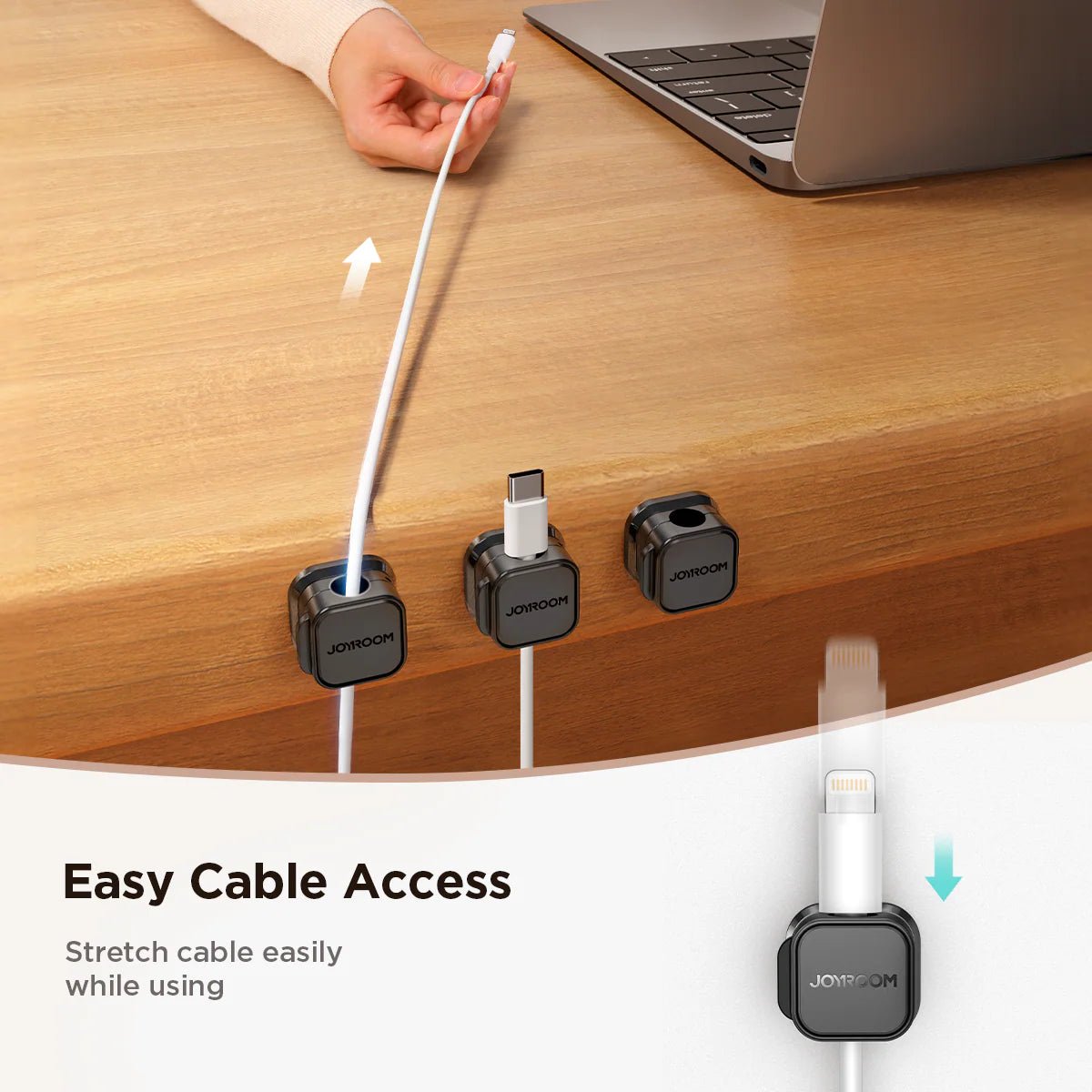Joyroom JR - ZS368 Magnetic Cable Organizer – 3 - Piece Set - Saif Al Najmi KwMobile KitJOYROOMSaif Al Najmi KwJoyroom JR - ZS368 Magnetic Cable Organizer – 3 - Piece Set