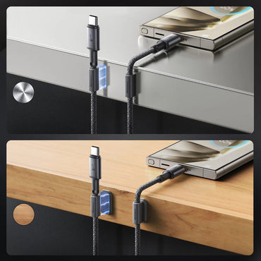 Joyroom S - A50 Unlimited Series 3A USB - A to USB - C Cable with Magnetic Organizer – 1.2m, Gray - Saif Al Najmi KwData CablesJOYROOMSaif Al Najmi KwJoyroom S - A50 Unlimited Series 3A USB - A to USB - C Cable with Magnetic Organizer – 1.2m, Gray