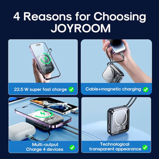JR - L007 IcySeries 22.5W Magnetic Wireless Power Bank 10000mAh - Saif Al Najmi KwWireless Power BanksJOYROOMSaif Al Najmi KwJR-L007132478JR - L007 IcySeries 22.5W Magnetic Wireless Power Bank 10000mAh - Saif Al Najmi Kw