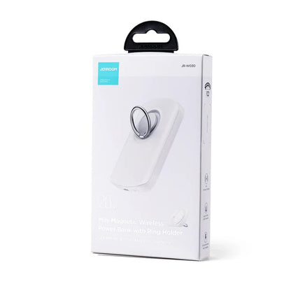 JR - W030 20W 6000mah Mini magnetic wireless power bank with ring - Saif Al Najmi KwWireless Power BanksJOYROOMSaif Al Najmi KwJR-W030131623JR - W030 20W 6000mah Mini magnetic wireless power bank with ring - Saif Al Najmi Kw