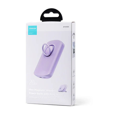 JR - W030 20W 6000mah Mini magnetic wireless power bank with ring - Saif Al Najmi KwWireless Power BanksJOYROOMSaif Al Najmi KwJR-W030131623JR - W030 20W 6000mah Mini magnetic wireless power bank with ring - Saif Al Najmi Kw