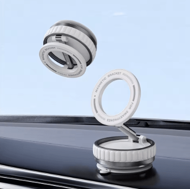 K11 Magnetic Suction Phone Holder – Vacuum Mount for Car, Gym & Kitchen - Saif Al Najmi KwPhone HolderSaif Al NajmiSaif Al Najmi KwWhiteK11 Magnetic Suction Phone Holder – Vacuum Mount for Car, Gym & Kitchen