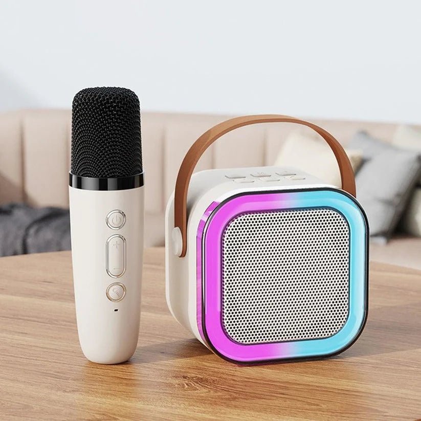 K12 Karaoke Bluetooth Speaker with 1 Wireless Microphone – Portable Party Speaker - Saif Al Najmi Kwclearance saleSaif Al Najmi KwSaif Al Najmi KwK12 Karaoke Bluetooth Speaker with 1 Wireless Microphone – Portable Party Speaker