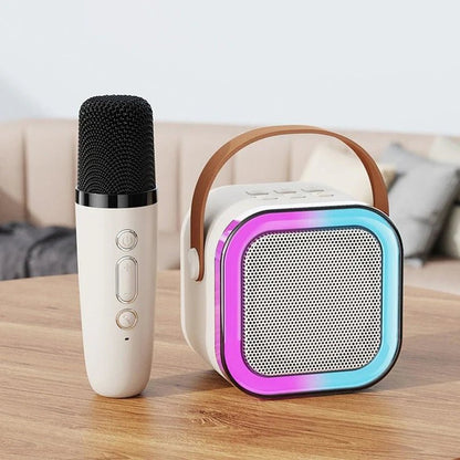 K12 Karaoke Bluetooth Speaker with 1 Wireless Microphone – Portable Party Speaker - Saif Al Najmi Kwclearance saleSaif Al Najmi KwSaif Al Najmi KwK12 Karaoke Bluetooth Speaker with 1 Wireless Microphone – Portable Party Speaker
