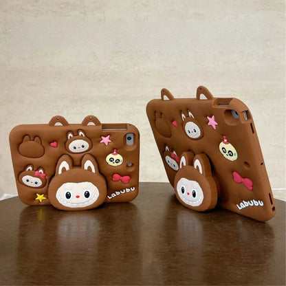 Labubu Shockproof iPad Case with Pencil Holder – Multi - Color Options - Saif Al Najmi KwLabubuLabubuSaif Al Najmi KwBrowniPad 10.9 - inch 10th generation / A16Labubu Shockproof iPad Case with Pencil Holder – Multi - Color Options