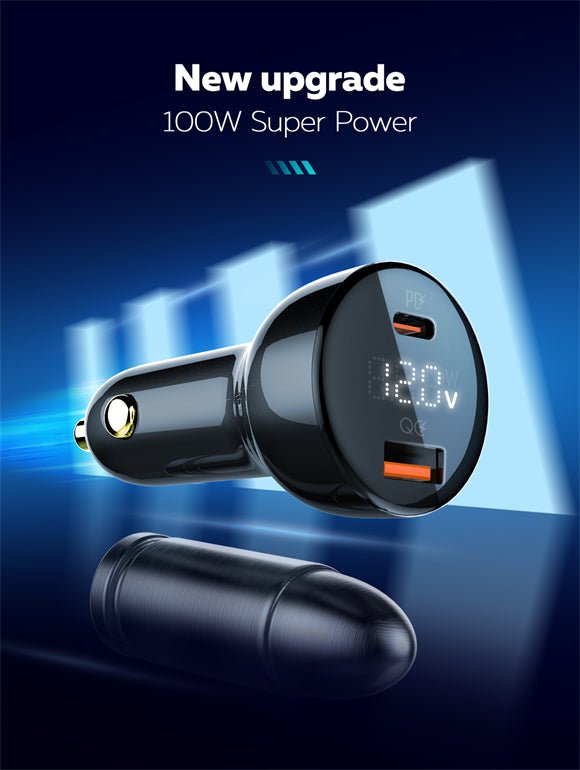 ldnio 100W Dual USB Super Fast Car charger C101 - Saif Al Najmi KwCar ChargersLDNIOSaif Al Najmi KwC101131883100W Dual USB Super Fast Car charger C101 - Saif Al Najmi Kw