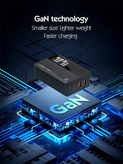 LDNIO 100W GaN Super Fast Charger A4809C - Saif Al Najmi KwDesktop ChargersLDNIOSaif Al Najmi KwA4809C131878LDNIO 100W GaN Super Fast Charger A4809C - Saif Al Najmi Kw