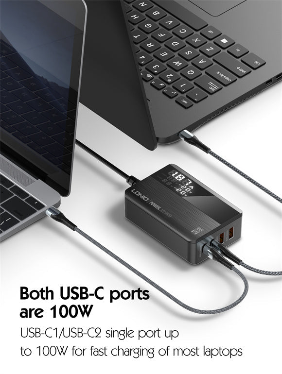LDNIO 100W GaN Super Fast Charger A4809C - Saif Al Najmi KwDesktop ChargersLDNIOSaif Al Najmi KwA4809C131878LDNIO 100W GaN Super Fast Charger A4809C - Saif Al Najmi Kw