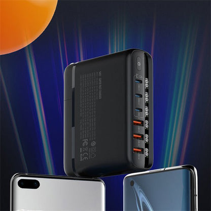 Ldnio 140W GaN Super Fast Desktop Charger A6140C - Multi - Device Charging Hub - Saif Al Najmi KwDesktop ChargersLDNIOSaif Al Najmi KwLDINIO A6140C132127140W GaN Super Fast Desktop Charger A6140C - Saif Al Najmi Kw