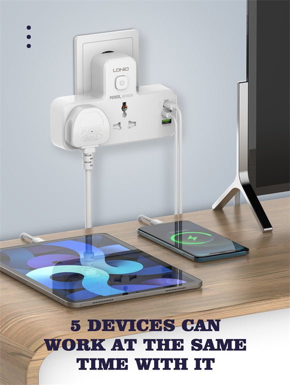 LDNIO 2 AC Outlets Portable Extension Power Socket SC2311(UK 3 - Pin) - Saif Al Najmi KwExtension Power SocketLDNIOSaif Al Najmi KwSC2311130160LDNIO 2 AC Outlets Portable Extension Power Socket SC2311 - Saif Al Najmi Kw