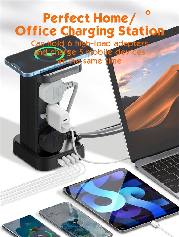 LDNIO 6 AC Tower Extension Power Socket SKW6457 - Surge Protector & Power Hub - Saif Al Najmi KwExtension Power SocketLDNIOSaif Al Najmi KwKW6457131161LDNIO SKW6457 power hub with 6 outlets for home and office use