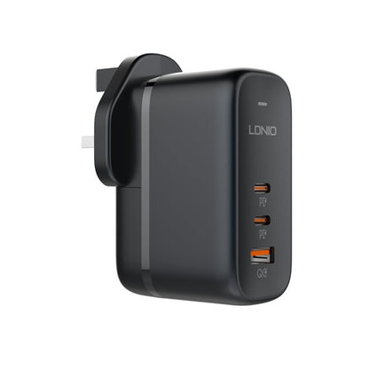LDNIO Q366 65W GaN Super Fast Charger – Dual Type - C + USB Port - Saif Al Najmi KwChargersLDNIOSaif Al Najmi KwLDNIO Q366 65W GaN Super Fast Charger – Dual Type - C + USB Port