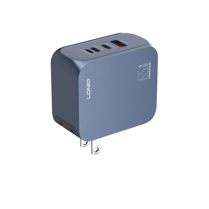 LDNIO Q7 GaN65W Super Fast Charger – 2×USB - C + Lightning + USB - A (4 - Port) - Saif Al Najmi KwChargersLDNIOSaif Al Najmi KwLDNIO Q7 GaN65W Super Fast Charger – 2×USB - C + Lightning + USB - A (4 - Port)