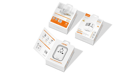 LDNIO Z6 GaN 65W Travel Adapter – 3 USB Port Global Charger - Saif Al Najmi KwAdapterLDNIOSaif Al Najmi KwZ6133314LDNIO 3 USB Ports 65W GaN Travel Adapter Z6 - Saif Al Najmi Kw